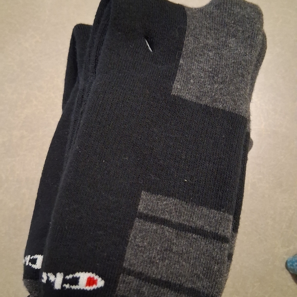 Champion Athletic Socks in Black and Gray - Picture 2 of 3
